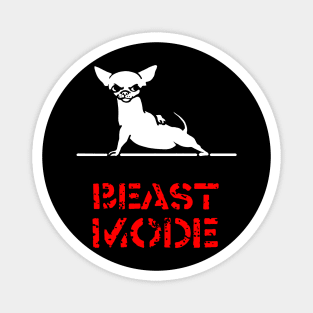 Beast Mode Chihuahua Magnet